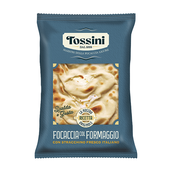 Focaccia col formaggio - Linea Recco Snack - Panificio Pasticceria Tossini