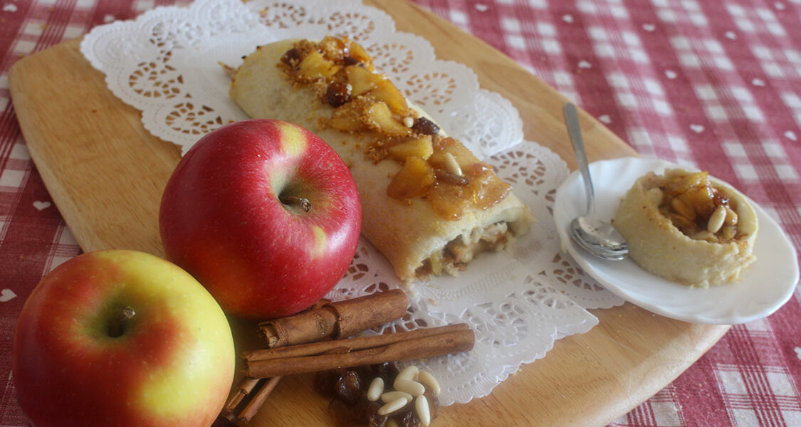 Strudel di focaccia col formaggio