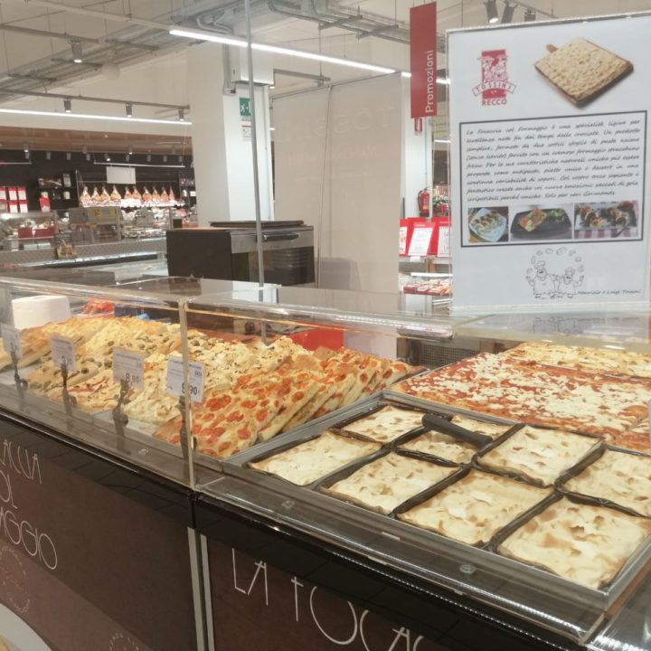 Focaccia col formaggio Tossini, degustazioni Coop (2)