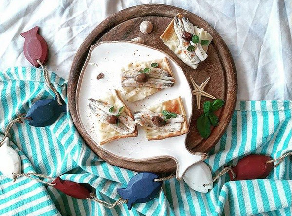 Focaccia Col Formaggio Con Acciughe Marinate Panificio Pasticceria Tossini Recco Eccellenza Italiana Nel Mondo