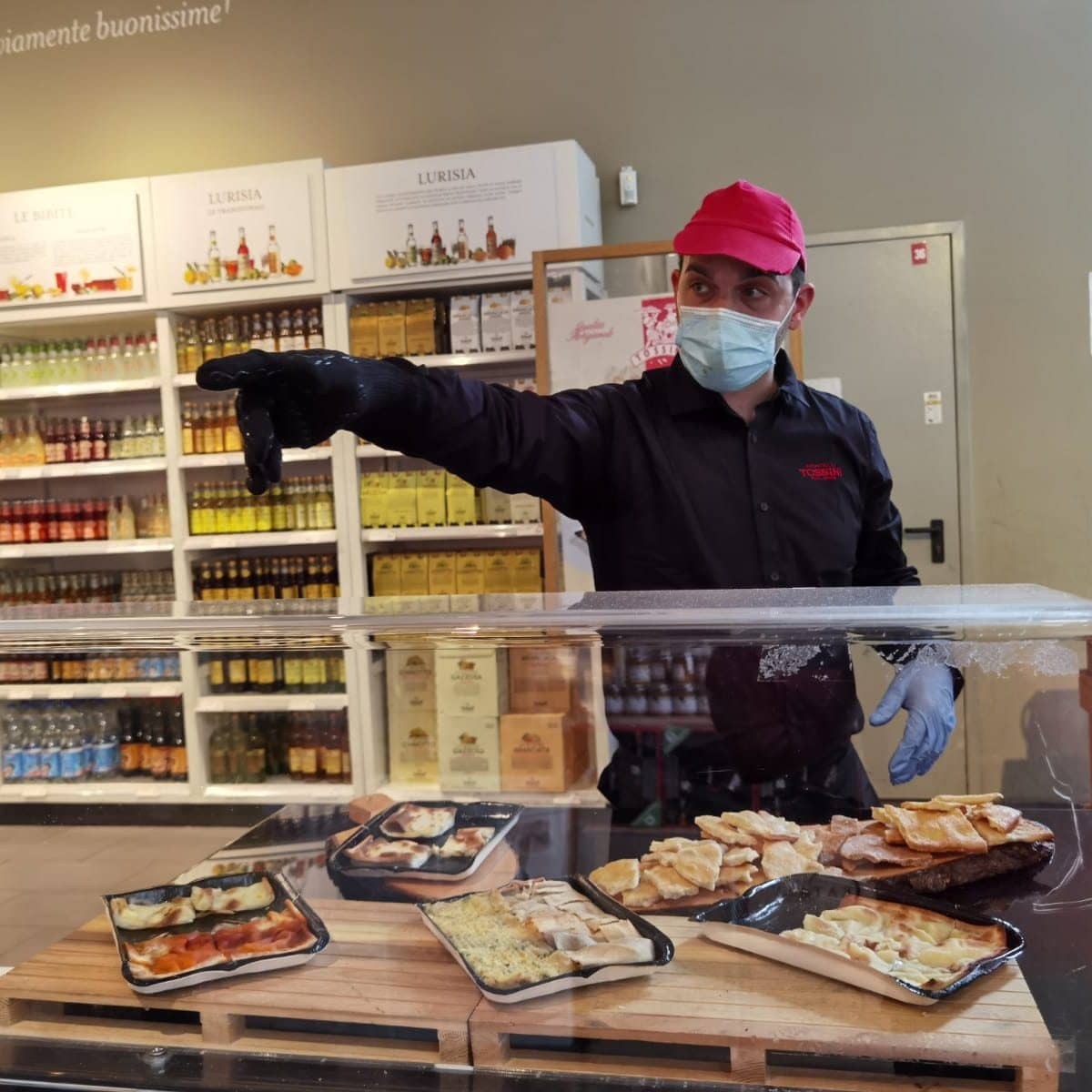 Il corner Tossini nello Store Eataly Roma.