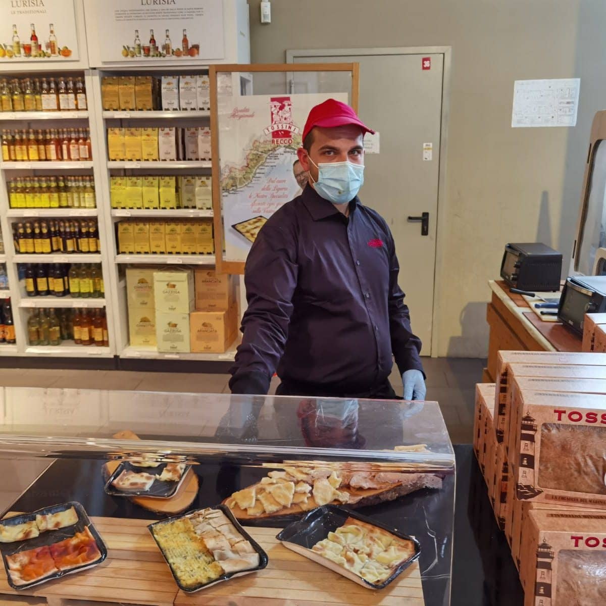 Il corner Tossini nello Store Eataly Roma.