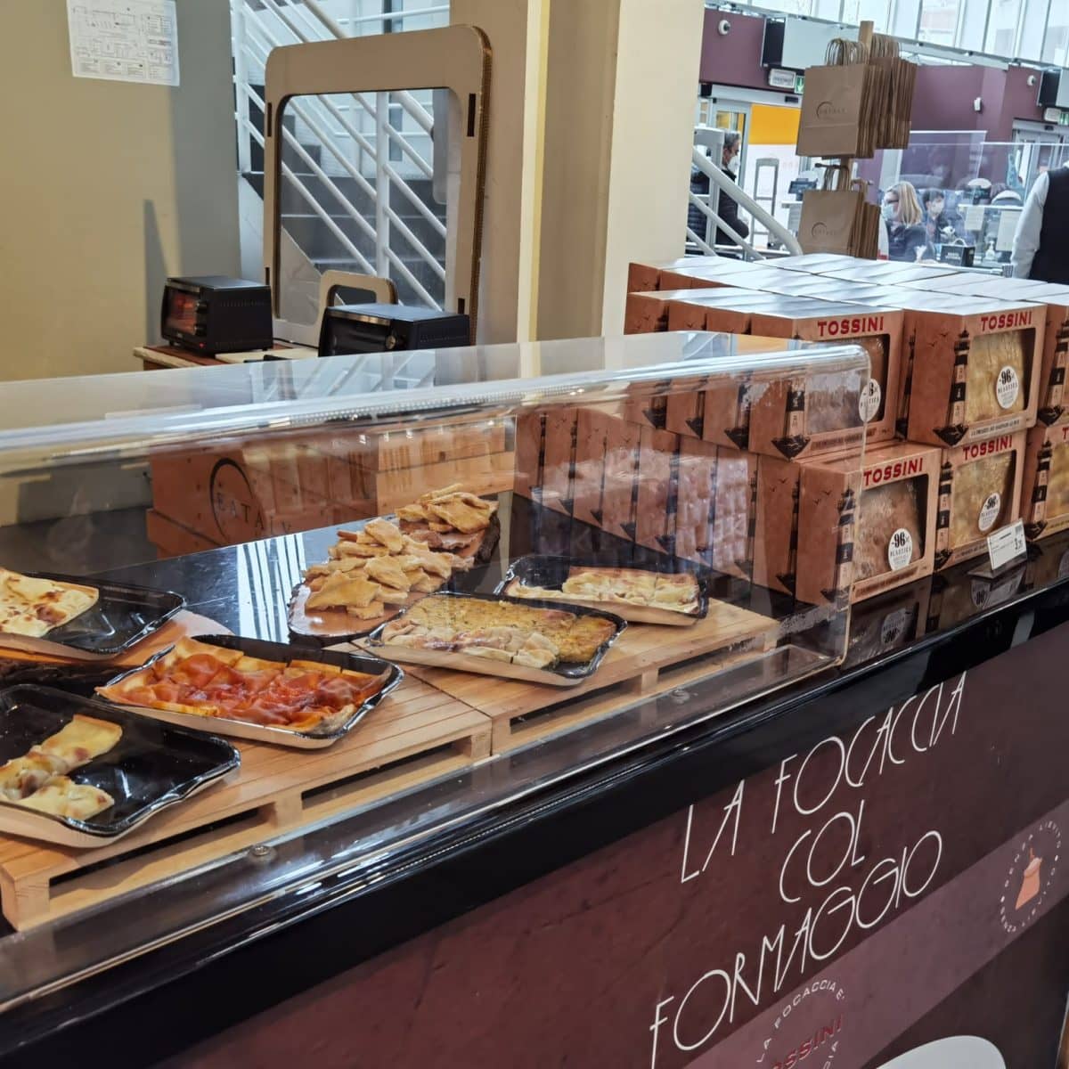 Il corner Tossini nello Store Eataly Roma.